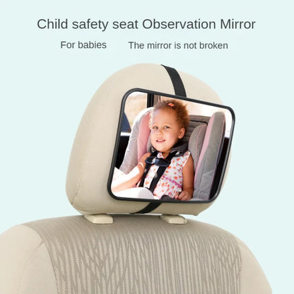 New Adjustable Wide Car Rear Seat View Mirror Baby/Child Seat Car Safety Mirror Monitor Headrest Car Interior Styling