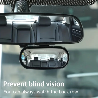 Car rearview mirror blind spot mirror 360 degree adjustment high-definition small mirror reverse rearview mirror auxiliary mirro