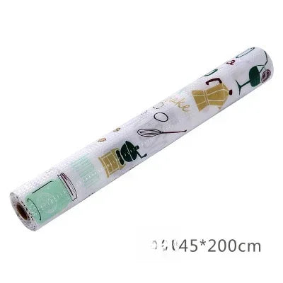 1 Roll Can Cut Table Mat Drawers Cabinet Shelf Liners Cartoon Cupboard Placemat Waterproof Oil Thickened Kitchen Stickers