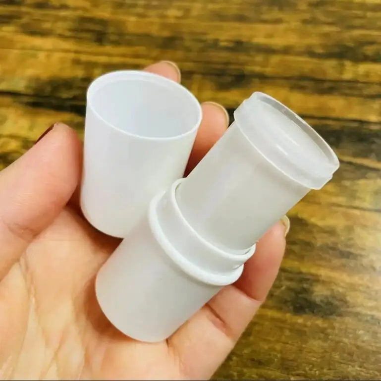6g Cylinder Solid Deodorants Tubes Green Lip Balm Container Empty Lipstick Bottle Cleansing mask stick
