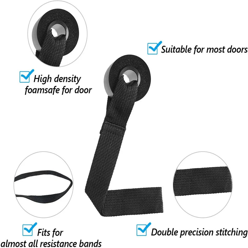 Elastic Resistance Door Anchor Holder Bands Tube Doorway Sport Fitness Equipment for Effective Working-out Accessories