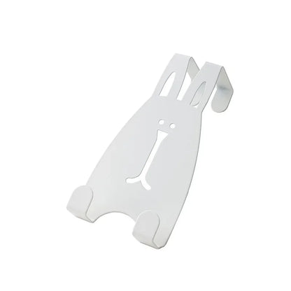 Hooks Cartoon Rabbit Door Back Hook Punch Cupboard Rear Hanger Bedroom Kitchen Wardrobe Wall Hanger Home Storage Shelf Coat Hook
