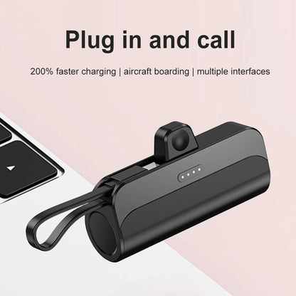 Mini Power Bank 5000mAh Portable Mobile Phone Charger External Battery Power Bank Plug Play For iPhone Samsung Xiaomi Power Bank