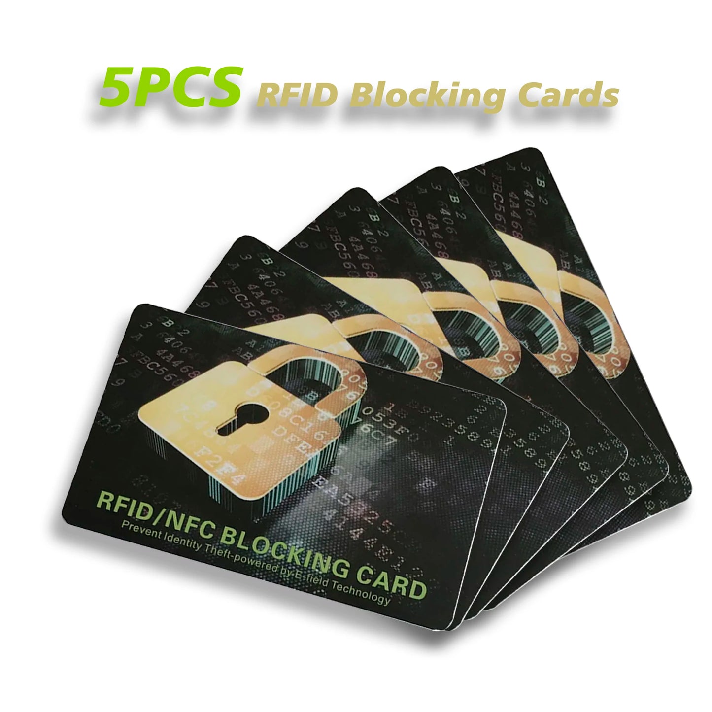 1Pc RFID Blocking Cards Contactless NFC Debit Credit Card Passport Protector Blocker Set Smart Anti-theft Design Perfectly Fits