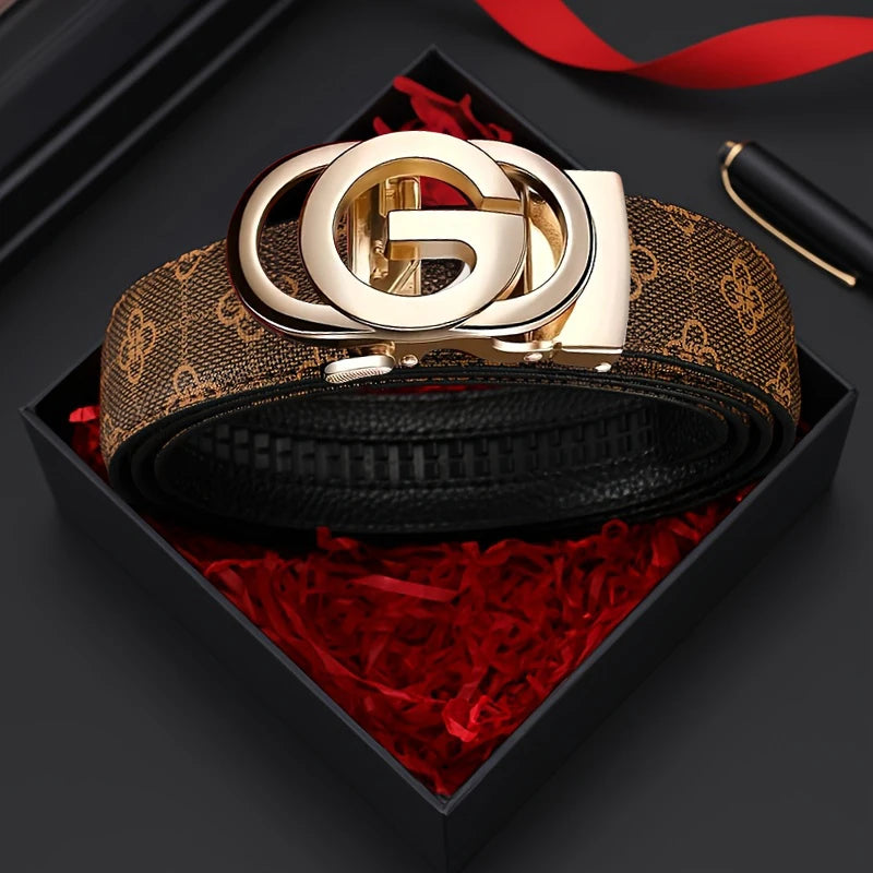 Youth Belt Brand Belt Men's Belt High Quality Men's Luxury Belt Men's Belt Male Buckle Metal Automatic Buckle