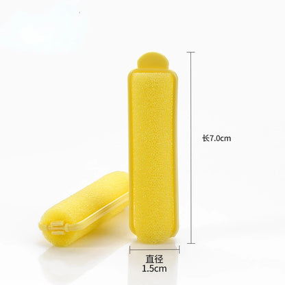 Soft Sponge Foam Cushion Hair Rollers Curlers Hairdressing Kit DIY Home Hair Styling Tool Hair Salon for Barber DIY Curls Random