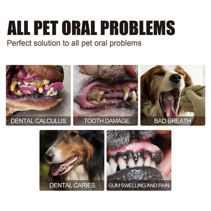 Pet Oral Care Spray Teeth Cleanse Tartar Removal Dental Care Deodorization Remove Bad Breath Freshener Dog Mouth Cleaning Liquid