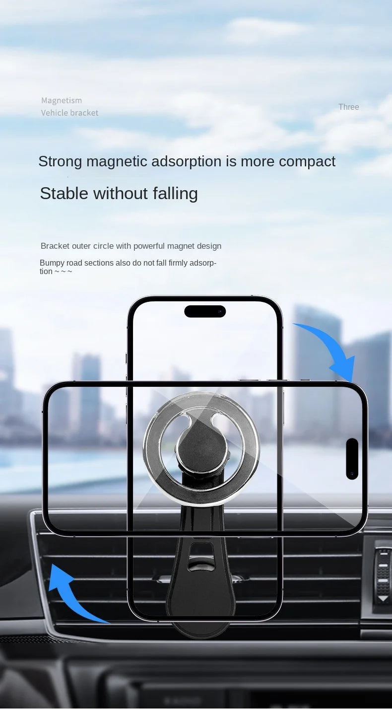 Magnetic Car Phone Holder Stand Magnet Cell Mobile Support Mount GPS Bracket Phone Holder for Car Use