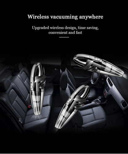 Cordless Handheld Vacuum Cleaner Powerful Cyclonic Suction Portable Rechargeable Quick Charge For Pet Hair At Home