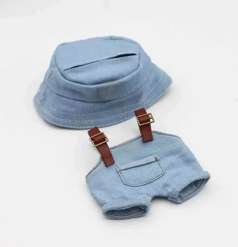 Labubu V1 V2 Generation Labubu Baby Clothes Printed Casual Hoodies Trendy Brand Cardigans, Fisherman Hats, Overalls Ornament ﻿