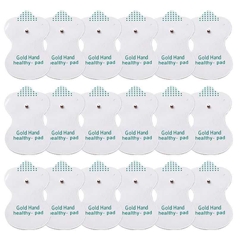 TENS Unit Pads Reusable Latex-Free Replacement Pads with Upgraded Sticky Electrode Pads Gel and Non-Irritating Patches