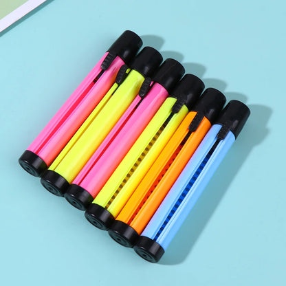 6 Pcs Chalk Holder Storage School Supplies Kid Teaching Materials Clip Child Water Soluble