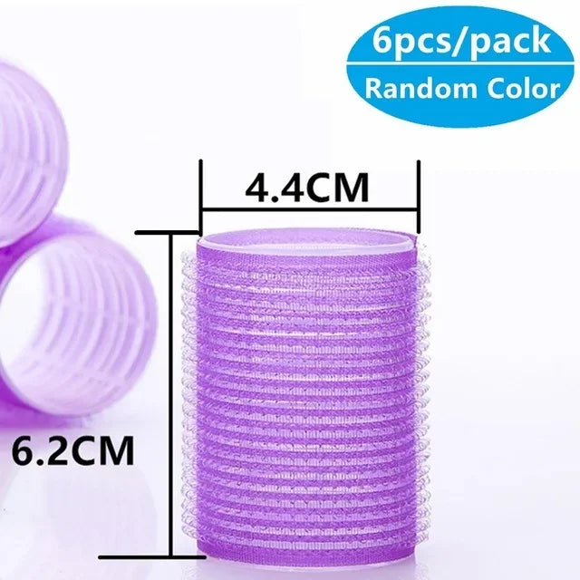 Hair Rollers Self Grip Hook Hair Curlers Heatless Hairs Roller Salon Hairs Dressing Curlers Jumbo Size Sticky Hair Styling Tools