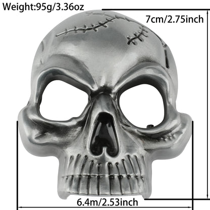 The scalp skull buckle head smooth alloy buckle