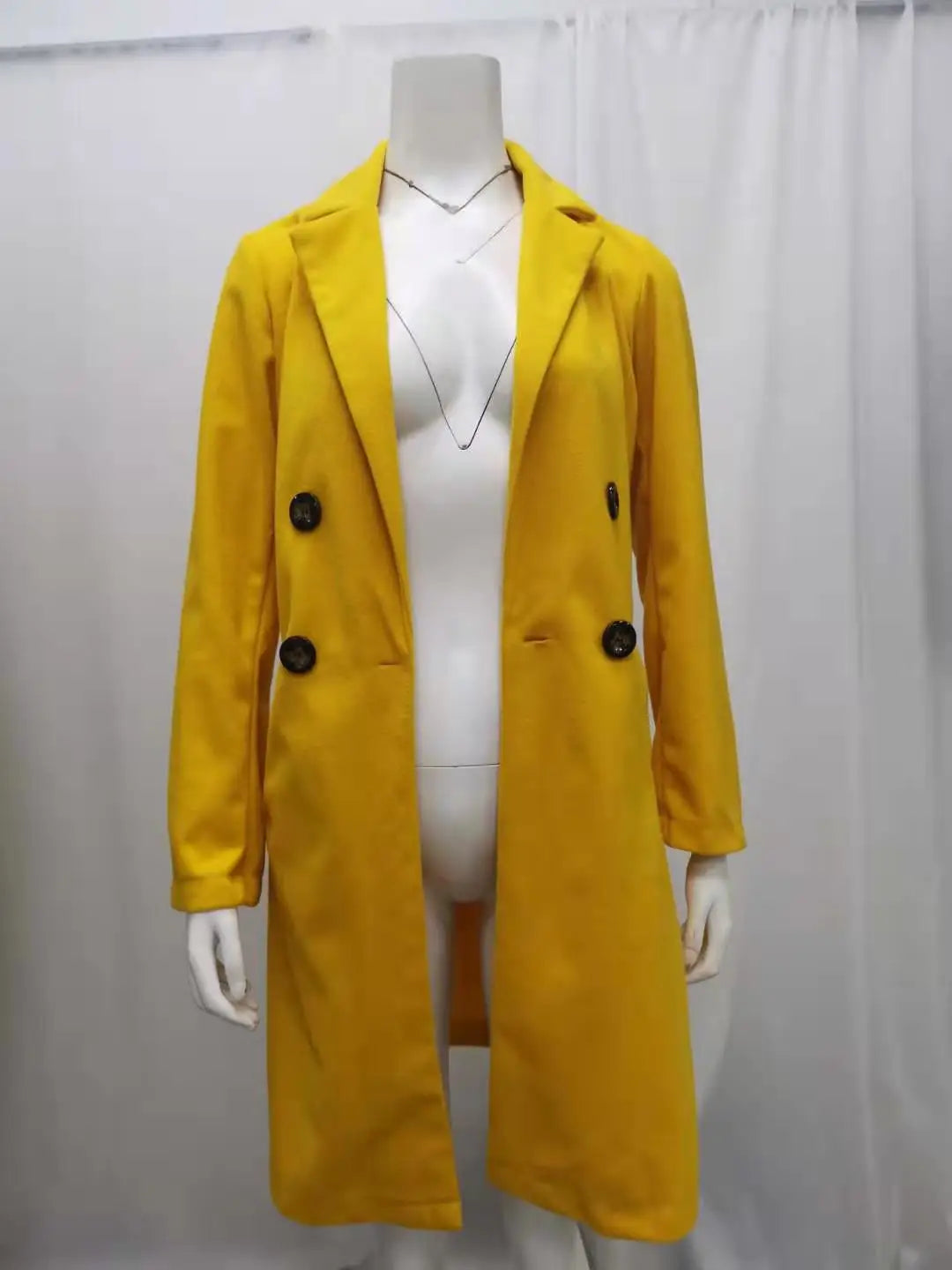 New Plus Size 4XL 5XL Women's Autumn Coat Woollen Blends Overcoats 2025 Winter Long Sleeve Casual Oversize Outwear Jackets Coat