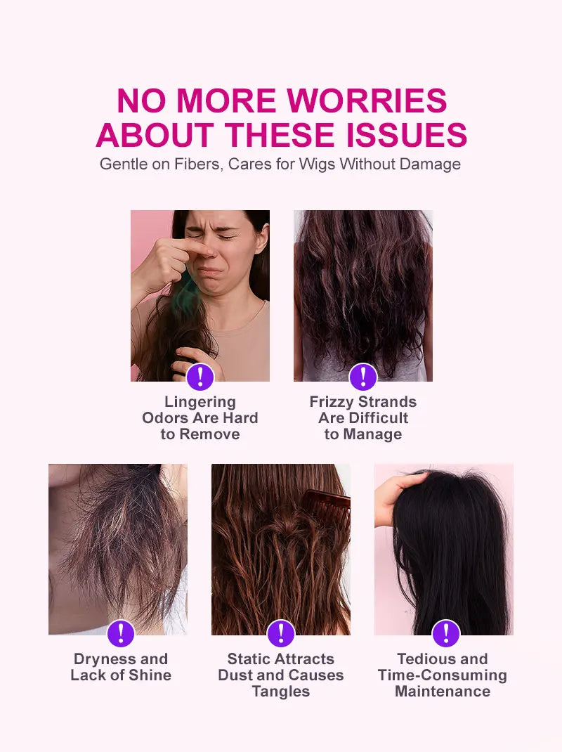 PURC PURC Wig Fragrance Spray Remove Odor Smoothing Shiny Wigs Hair Care 100ml