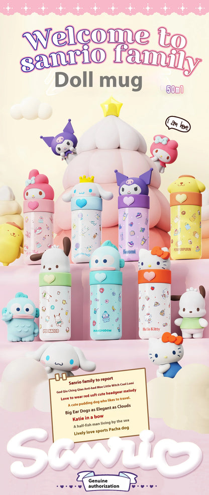 Cartoon Insulated Cup With High Appearance Children'S Water Cup Cute And Portable Student Food Grade Insulated Water Cup Gift