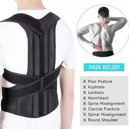 Back Posture Correction Belt Hunchback Corrector Men Women Sitting Posture Adjustable Correction Belt Hunchback Posture Correct