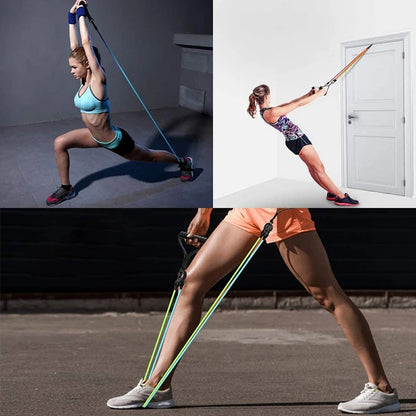 Resistance Bands With Handles, Exercise Bands, Workout Bands With Handles For Men Women, Strength Training Equipment At Home