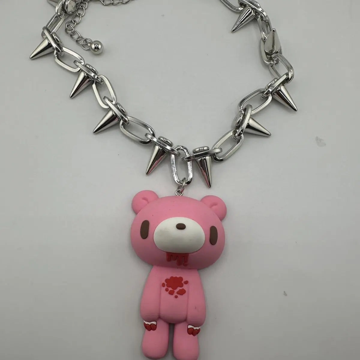 Accessories Series Cute Creative Handmade Melancholic Bear Necklace Fashion Accessories Y2k Style Accessories Children'S Gifts