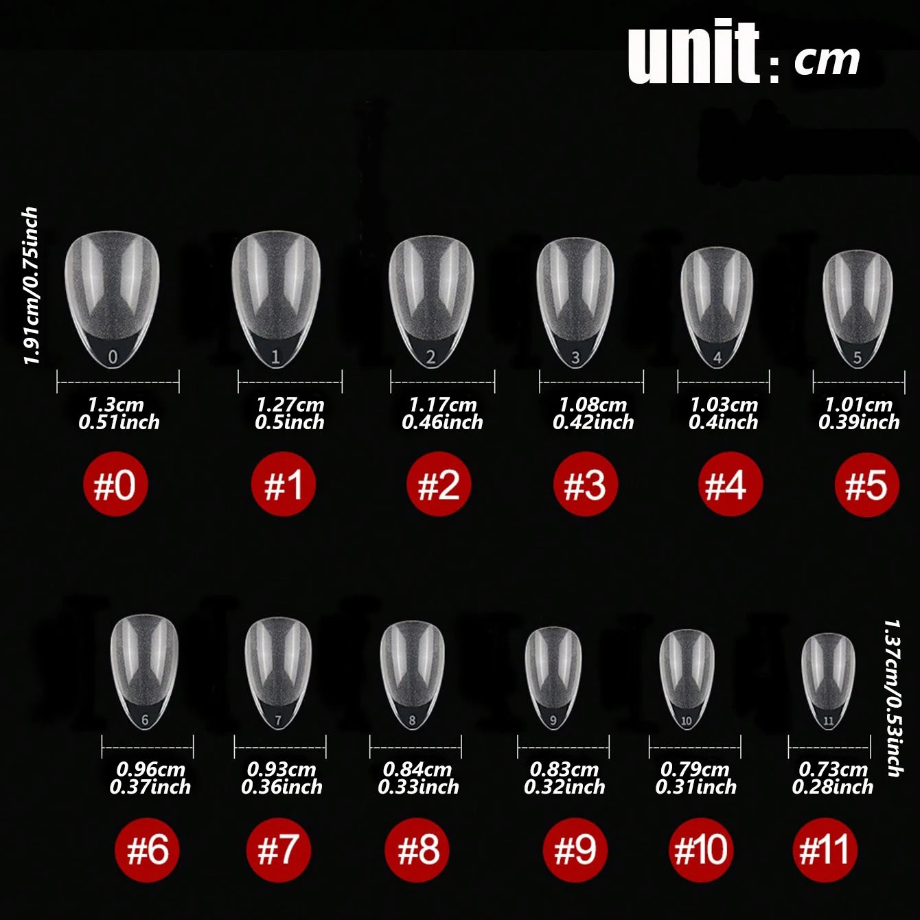 240PCS Short Almond Nail Tips Soft Gel Pre-Shaped Acrylic Nail Tips Half Matte Full Cover Nail Tips Clear Gelly Press on Nail