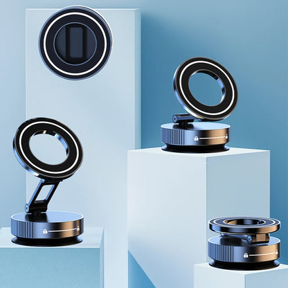 Magnetic Vacuum Car Mount Phone Holder 360° Rotatable Vacuum Adsorption Car Phone Mount Car Mobile Phone Holder for Magsafe