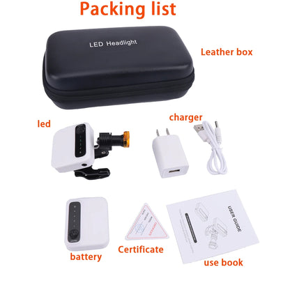 Dental Headlight 5W Wireless LED Lamp  Dentistry Dental Lab Dentist Tools