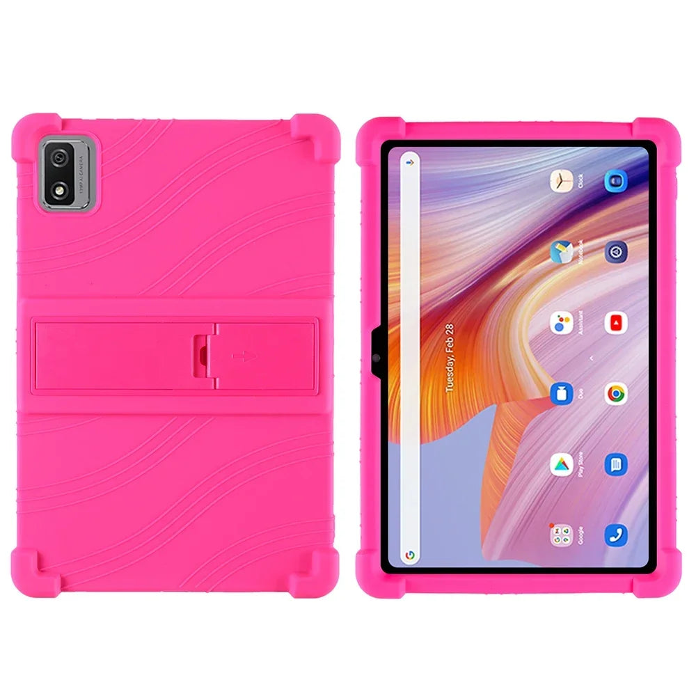 For CHUWI Hi10 XPro 2023 10.1" Tablet Shockproof Cover Tablet Kids Soft Android 13 Tablet Silicon Stand Protective Shell