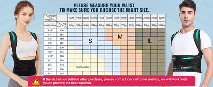 Back Shoulder Posture Corrector for Women & Men Postura De Espalda Stretcher Straightener Brace Support Belt Lumbar Coluna Faja