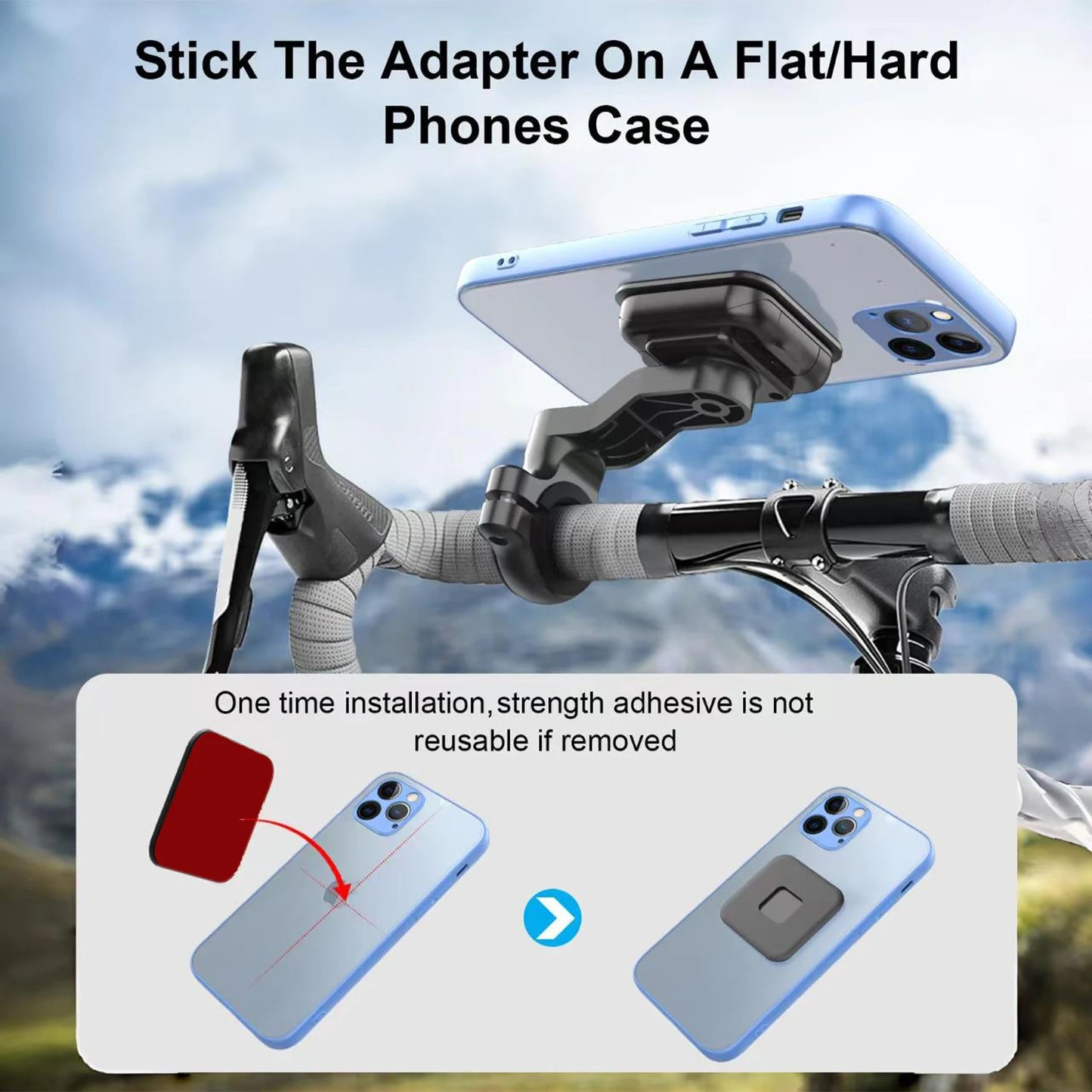 Bike Phone Holder,Magnetic Phone Holder,Motorcycle Cell Phone Holder,Mountain Bicycle Stem Phone Holder,for various phone models