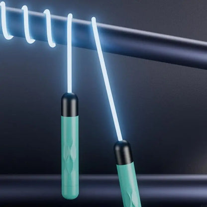 652D Skipping Rope Fitness Adjustable Night Glowing Skip Rope Exercise LED Jump Rope