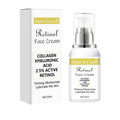 Retinol Cream, Collagen, Hyaluronic Acid, Retinol and Niacinamide Moisturizing and Nutrition, Soft, Elasticity, Vitality and Peeling Skin