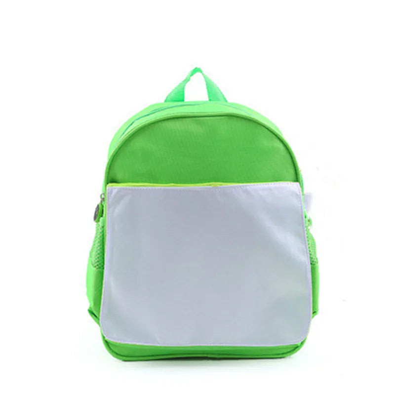 Colorful School Bag for Children Sublimation Blank  Backpack Bookbag For Student Boys Girls  Rucksack Travel Bagpack