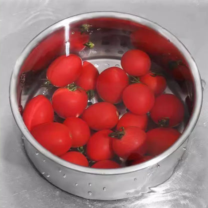 Swan Sink Strainer Basket Stainless Steel Corner Sink Strainer Kitchen Sink Drain Basket for Kitchen Sink Sink Strainer Basket