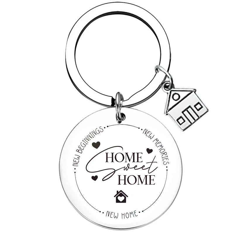New Home Housewarming Gifts keyrings keychains House Warming Gifts New Home First Home key chains