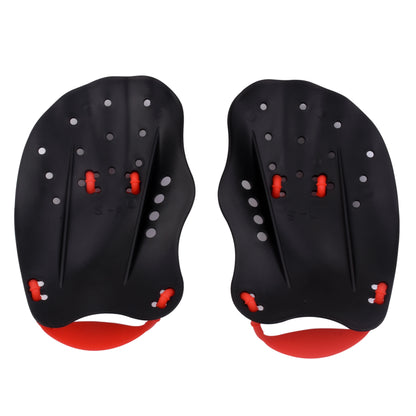 Black swimming fins Paddling palm Children adult freestyle paddling training fins Professional swimming equipment palm