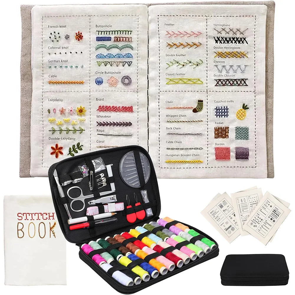 DIY Stitch Book, Embroidery Stitch Book, Embroidery Sewing Book, Embroidery Book, Sewing Books for Beginners Adult