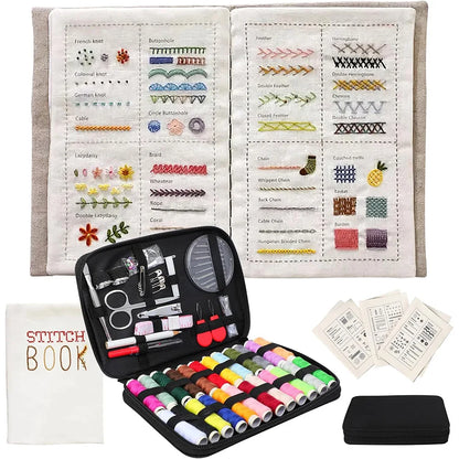 DIY Stitch Book, Embroidery Stitch Book, Embroidery Sewing Book, Embroidery Book, Sewing Books for Beginners Adult
