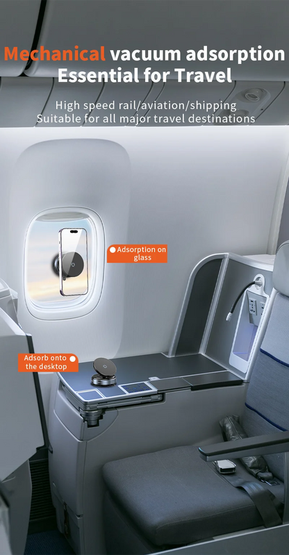 K009 Magnetic Car Mount Phone Holder Vacuum Adsorption 360° Rotation Super Strong Suction Bracket For Car Desk Bathroom 2025