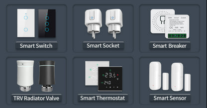 TNCE Tuya WiFi/Zigbee Smart Plug 16A/20A EU Smart Socket With Power Monitoring Timing Function Work With Alexa GoogleHome