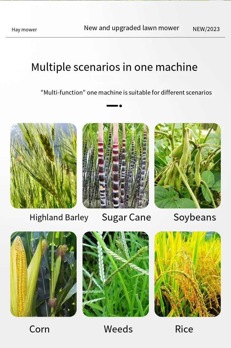 Multifunctional Lithium Battery Lawn Mower For Courtyard, Household Cordless Electric Lawn Mower, Portable Garden Lawn Mower