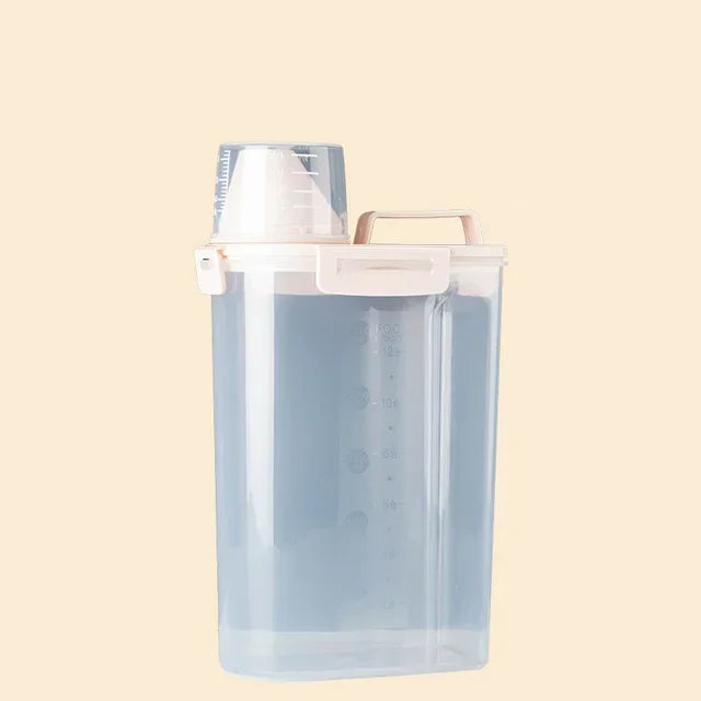 Dog Food Box Cat Food Storage Cat Feeder Bucket Pet Feed Container Food Storage Barrel Pet Food Container Airtight Sealing Box