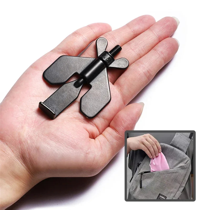 Portable Hotel Door Lock Live Alone Self-Defense Stop Travel Anti-theft Stopper Childproof  Lock Safety Home Latch