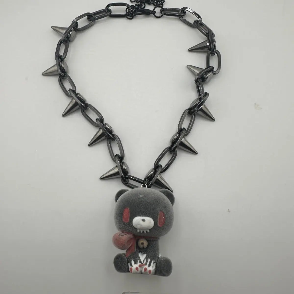 Accessories Series Cute Creative Handmade Melancholic Bear Necklace Fashion Accessories Y2k Style Accessories Children'S Gifts