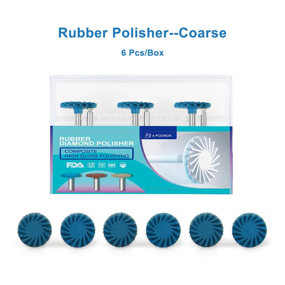 ELIJAH Dental Composite Resin Polishing Disc Kit Composite Resin Self-Glazed Polishing Disc Wheel For Tooth Whitening Materials