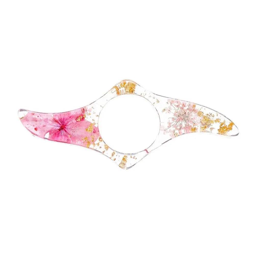 Book Accessories Acrylic Thumb Book Support Dried Flower Spreader Thumb Book Brace Colorful Smooth Book Page Holders Book Lovers