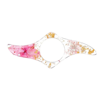 Book Accessories Acrylic Thumb Book Support Dried Flower Spreader Thumb Book Brace Colorful Smooth Book Page Holders Book Lovers
