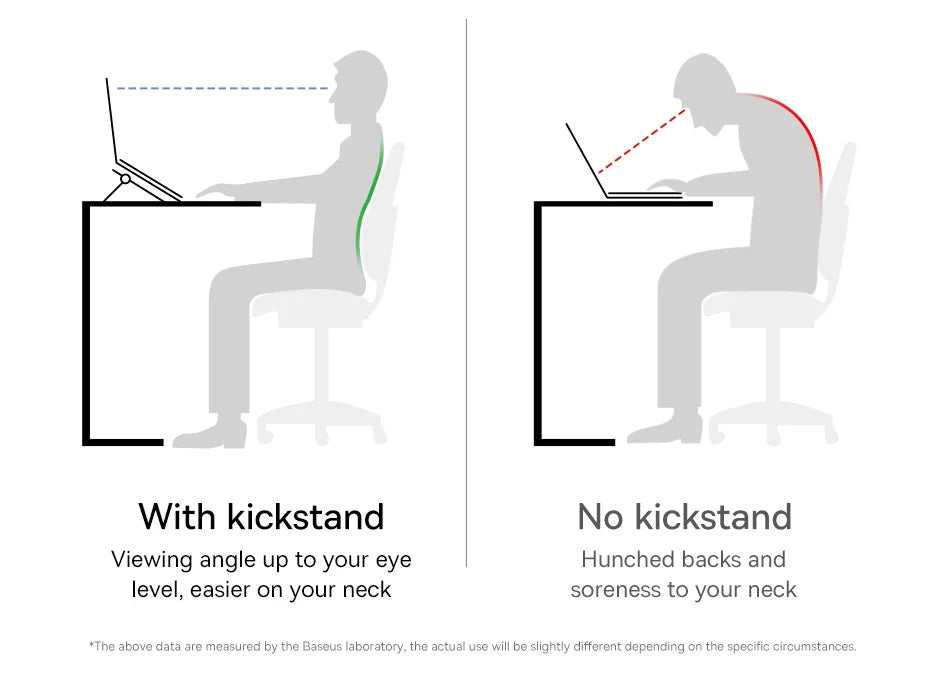 Baseus Laptop Kickstand for Computer Keyboard Holder Mini Portable Laptop Stands For Macbook Xiaomi Notebook Aluminum Support