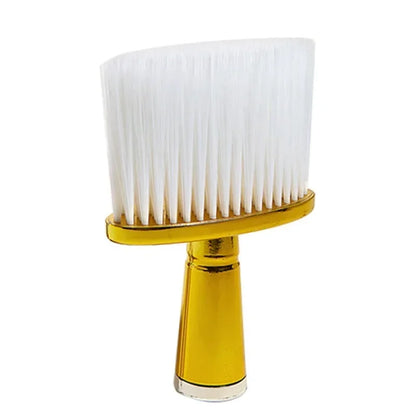 Hairdresser Uses A Brush To Beautify Hair, Nylon Soft Bristle Brush To Sweep Hair, Clean Hair, and Brush Hair Fragments. Home Ha