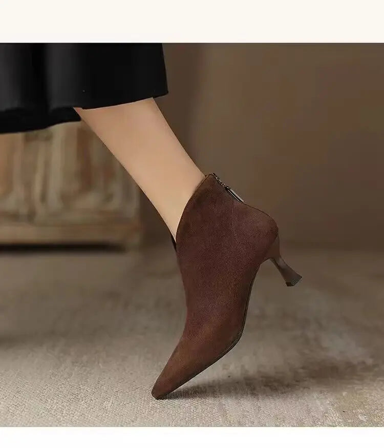 Suede Woman Pumps New High Heels For Women Office Shoes Fashion Stiletto Heels Women Basic Pump